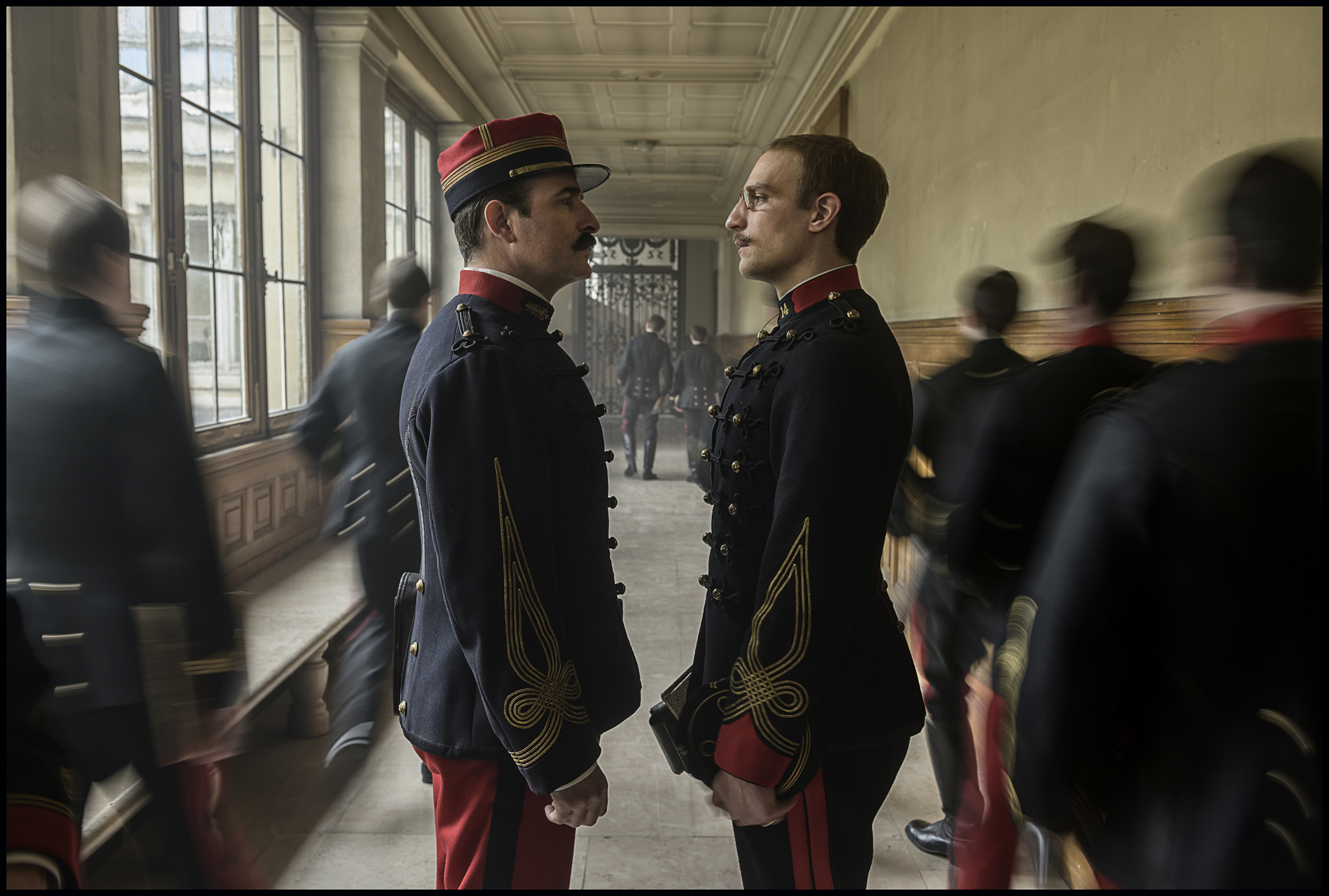 ean Dujardin nei panni di Georges Picquart nel film L'ufficiale e la spia di Roman Polanski (2019